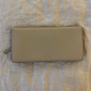 Kate Spade Taupe Leather Wallet